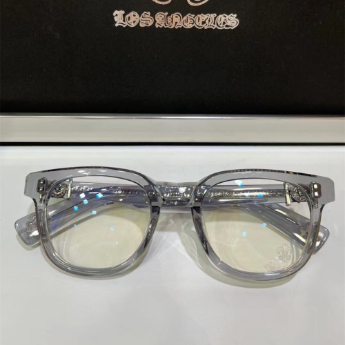 CHROME HEARTS眼鏡 克羅心眼鏡 Penetranusrex透明色方框眼鏡 男女通用款眼鏡 方框眼鏡架 防藍光
