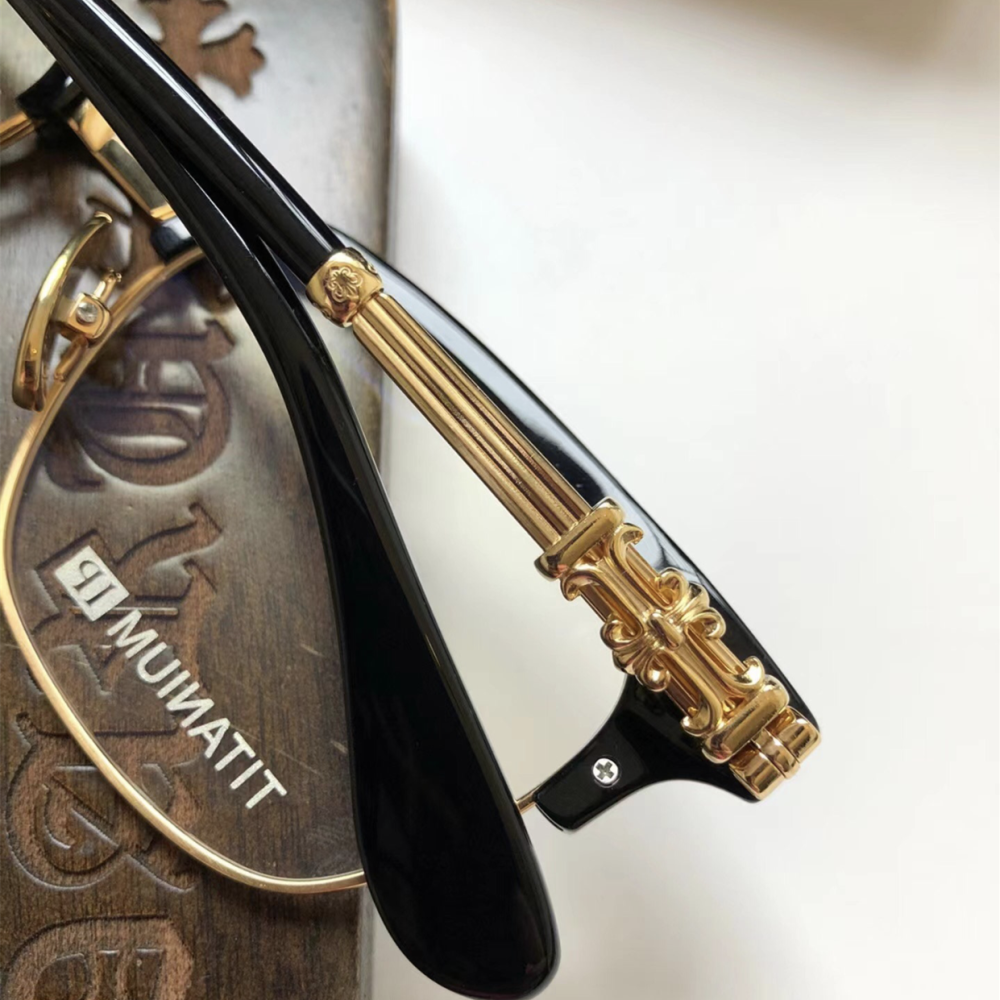 CHROME HEARTS眼鏡 克羅心眼鏡 防藍光眼鏡 商務休閒男生眼鏡 男女同款眼鏡 明星同款眼鏡 光學眼鏡框 可配近-細節圖2