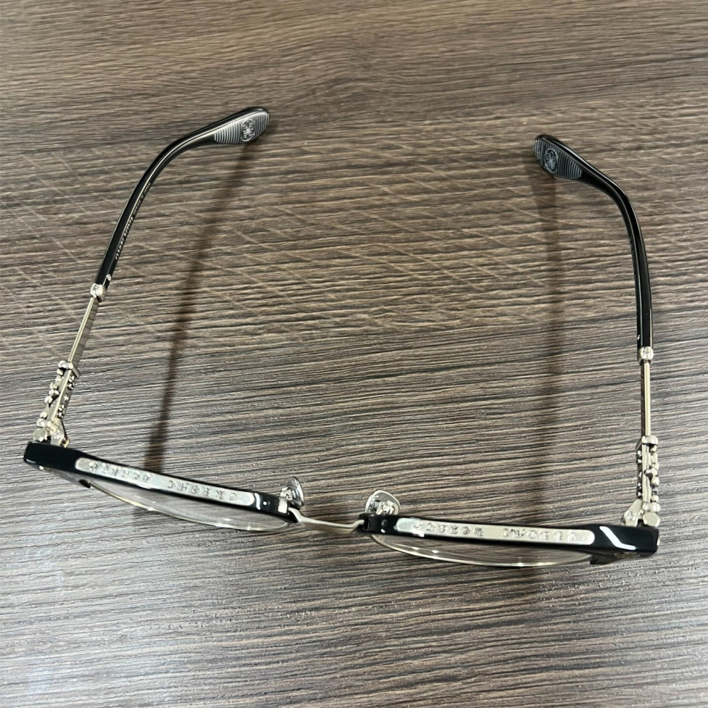 克羅心眼鏡 CHROME HEARTS眼鏡 經典款明星同款眼鏡 男女款情侶眼鏡 超輕純鈦眼鏡 復古近視平光眼鏡 防藍光眼-細節圖4