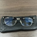 克羅心眼鏡 CHROME HEARTS眼鏡 經典款明星同款眼鏡 男女款情侶眼鏡 超輕純鈦眼鏡 復古近視平光眼鏡 防藍光眼-規格圖8