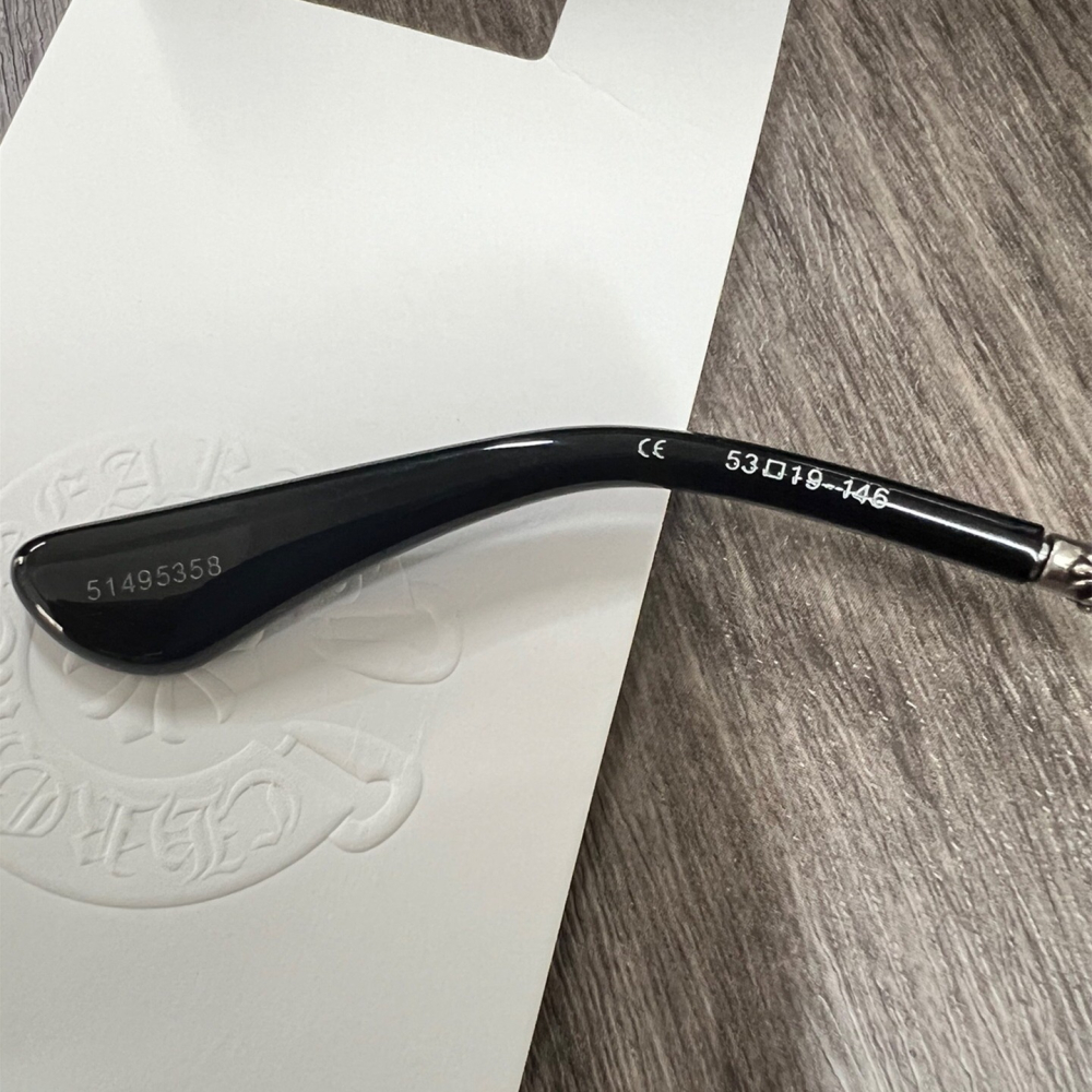 CHROME HEARTS眼鏡 克羅心眼鏡 周杰倫同款眼鏡 大寶劍配飾眼鏡 半框鏡架 光學眼鏡 可自配度數近視 男女同款-細節圖6