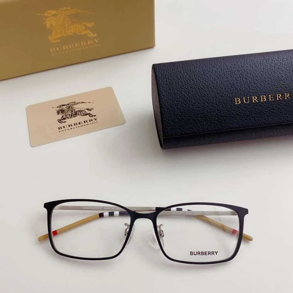 戰馬眼鏡 Burberry眼鏡 方框眼鏡 平光鏡 BE1329 近視眼鏡架 光學眼鏡 男女通用款眼鏡 商務休閒眼鏡 學生-細節圖3