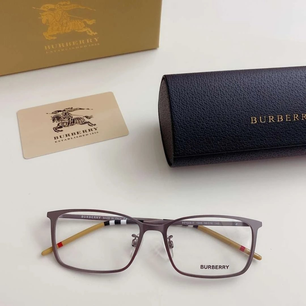 戰馬眼鏡 Burberry眼鏡 方框眼鏡 平光鏡 BE1329 近視眼鏡架 光學眼鏡 男女通用款眼鏡 商務休閒眼鏡 學生-細節圖4