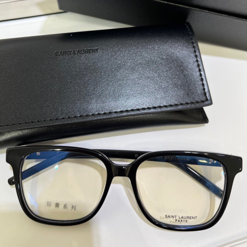 YSL眼鏡 SLM110鏡框 膠囊系列樸彩英同款眼鏡 黑框眼鏡 大框平光鏡 光學眼鏡架 近視眼鏡架 女生素顏眼鏡 男生眼