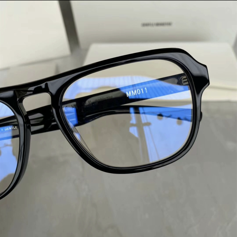 GM眼鏡 GENTLE MONSTER眼鏡 馬吉拉聯名合作款方框眼鏡 MM011蛤蟆鏡 女生素顏眼鏡框 光學眼鏡架 平光-細節圖7