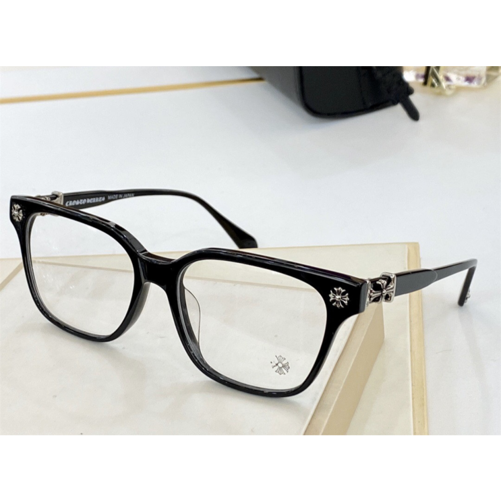 Chrome heart克羅心眼鏡 COX UCKEE系列 男女通用款眼鏡 情侶眼鏡 銀版方框眼鏡 平光眼鏡 防藍光眼鏡-細節圖8