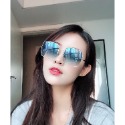 方框太陽鏡 Ray Ban墨鏡 雷朋眼鏡 玻璃鏡片太陽鏡 大框眼鏡 男女通用款太陽鏡 飛行員墨鏡 歐美太陽鏡RB1971-規格圖6