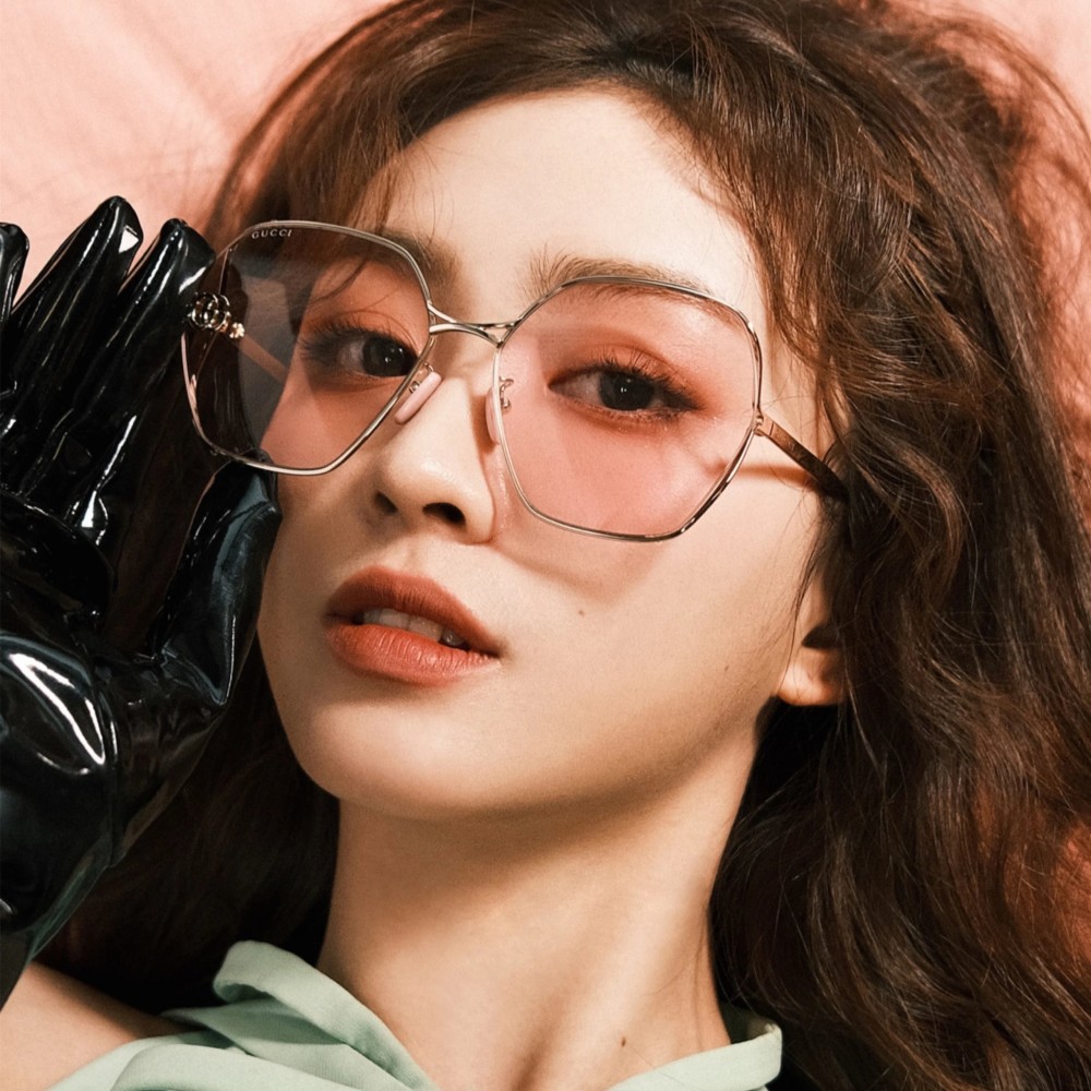 古馳墨鏡 GUCCI太陽鏡 GG0882SA墨鏡 金屬方框太陽眼鏡 男女通用款墨鏡 女生墨鏡 粉色茶色墨鏡 男士太陽鏡-細節圖3