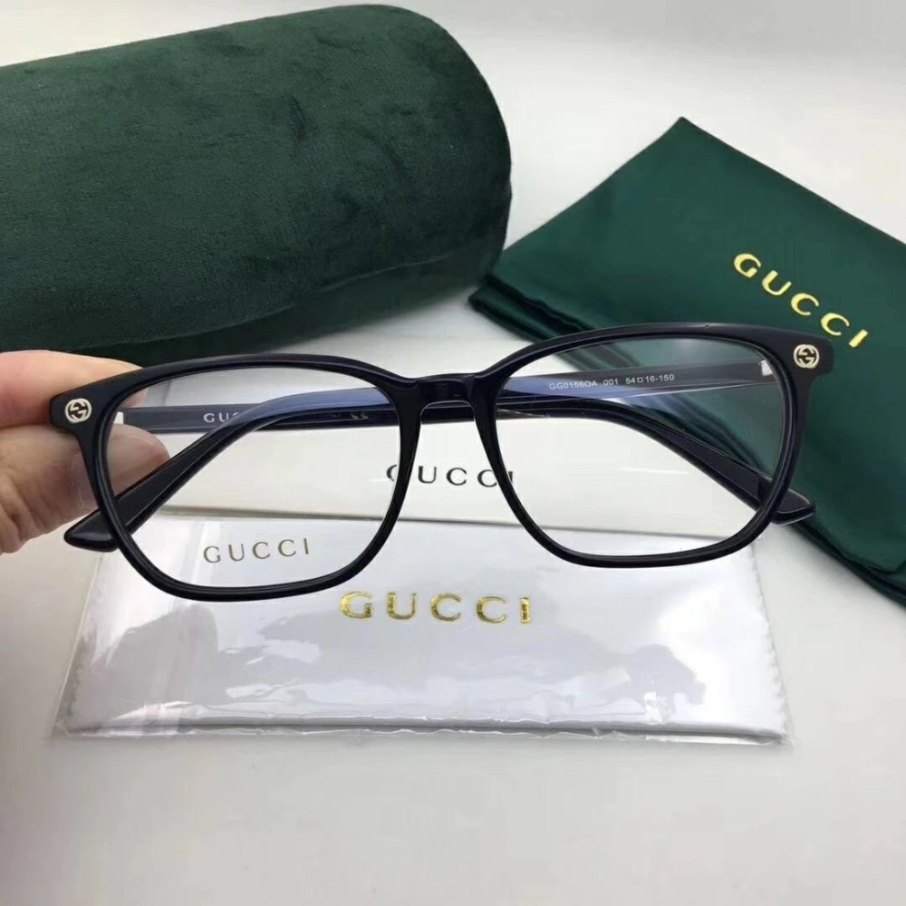 GUCCI眼鏡 古馳眼鏡 方框眼鏡 男女通用款眼鏡 GG0156近視眼鏡架 可自配度數 商務休閒眼鏡 平光眼鏡架 素顏眼-細節圖6