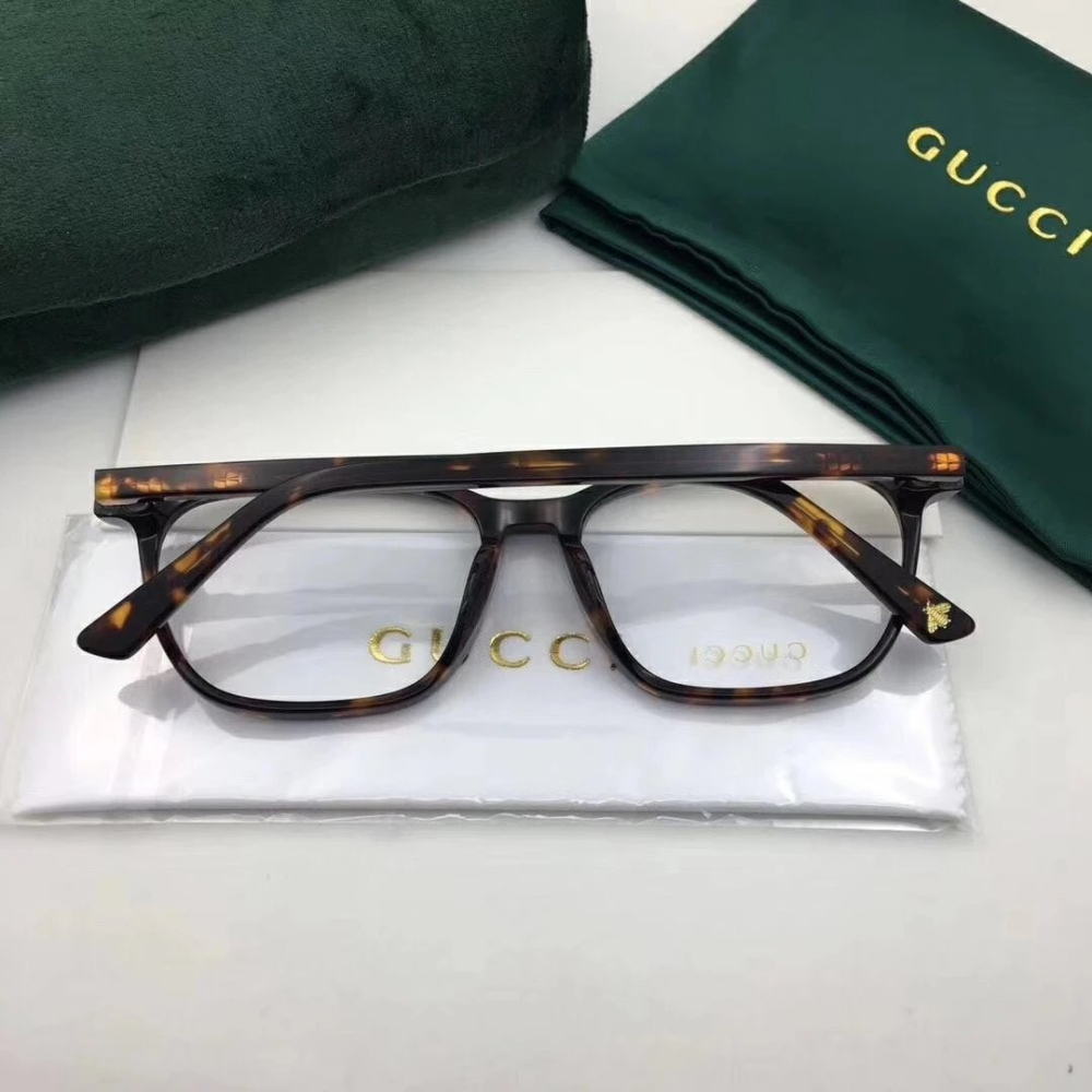 GUCCI眼鏡 古馳眼鏡 方框眼鏡 男女通用款眼鏡 GG0156近視眼鏡架 可自配度數 商務休閒眼鏡 平光眼鏡架 素顏眼-細節圖7