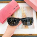 MIUMIU墨鏡 繆繆太陽鏡 新品金屬字母logo墨鏡 方框太陽鏡 白色粉色墨鏡 女生墨鏡 歐美復古時尚太陽鏡 男生墨鏡-規格圖10