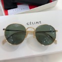 Celine墨鏡 賽琳太陽鏡 凱旋門墨鏡 女生墨鏡 金屬圓框太陽鏡 綠色玻璃鏡片太陽鏡 男士墨鏡 情侶款太陽眼鏡 歐美復-規格圖10
