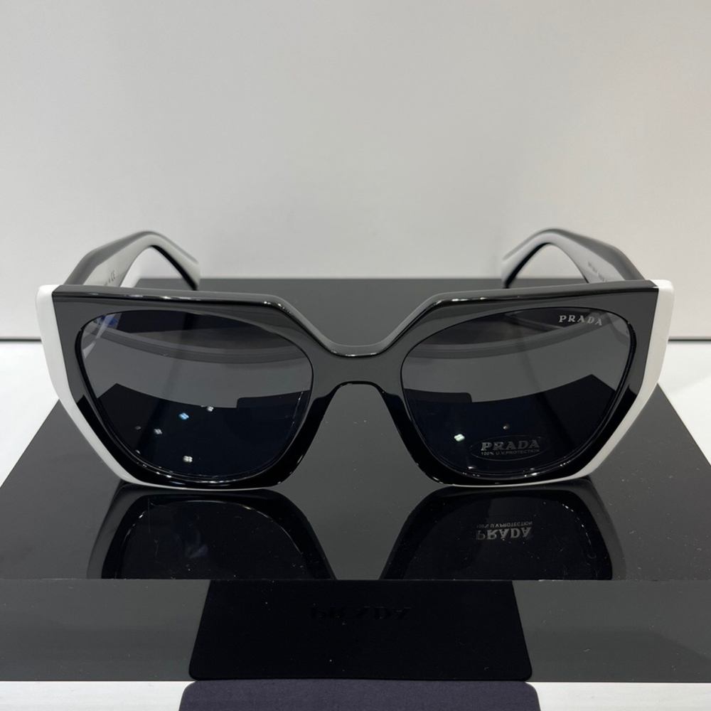 Prada墨鏡 普拉達太陽鏡 大框墨鏡 男女通用款太陽鏡 歐美時尚墨鏡 超酷辣妹風墨鏡 女生墨鏡 男士太陽鏡 開車旅行必-細節圖3