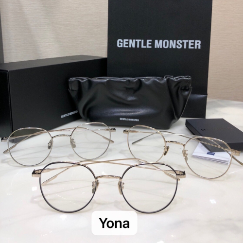 GENTLE MONSTERM眼鏡 新品Yona眼鏡 GM眼鏡 平光眼鏡架 超輕純鈦眼鏡 金屬框眼鏡 男女通用款眼鏡 素