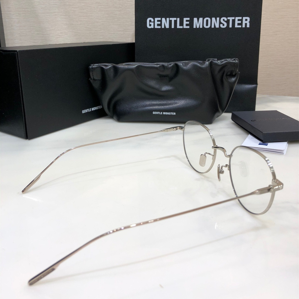 GENTLE MONSTERM眼鏡 新品Yona眼鏡 GM眼鏡 平光眼鏡架 超輕純鈦眼鏡 金屬框眼鏡 男女通用款眼鏡 素-細節圖9