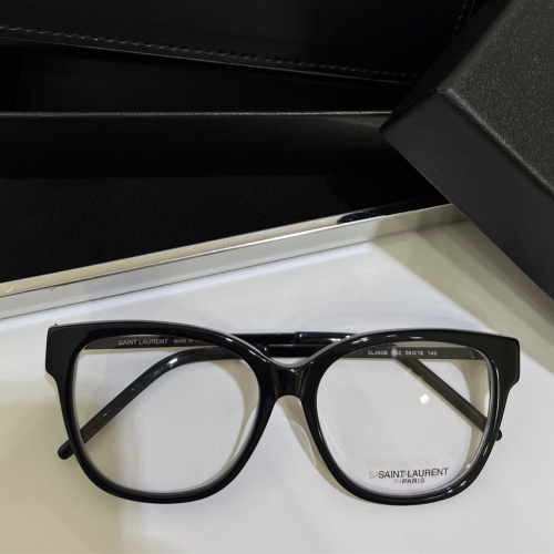 YSL眼鏡 女生眼鏡 大框方框眼鏡 平光眼鏡架 SL480B鏡框 女生素顏眼鏡架 黑框眼鏡 可自配度數近視 男生眼鏡 光