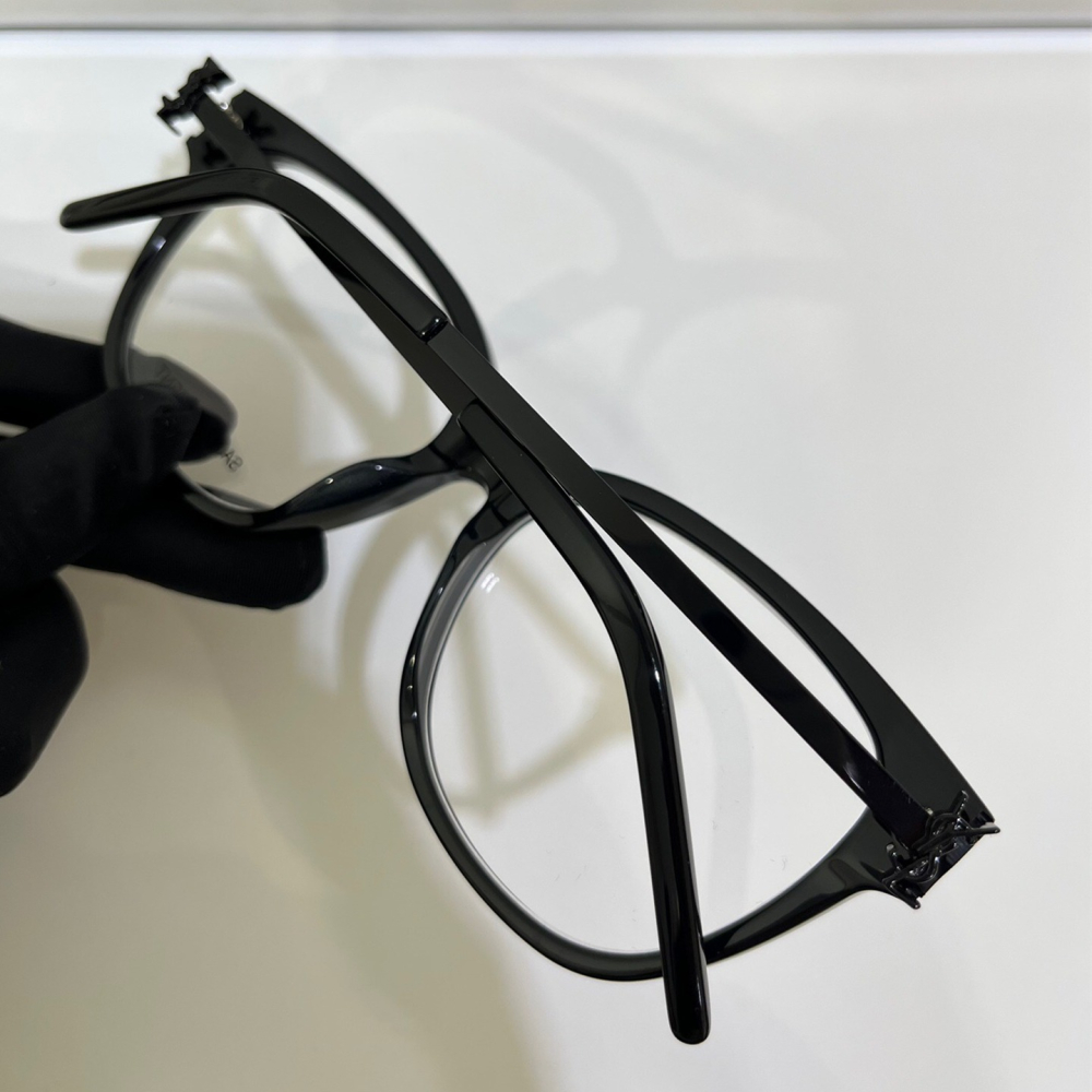 YSL眼鏡 女生眼鏡 大框方框眼鏡 平光眼鏡架 SL480B鏡框 女生素顏眼鏡架 黑框眼鏡 可自配度數近視 男生眼鏡 光-細節圖7