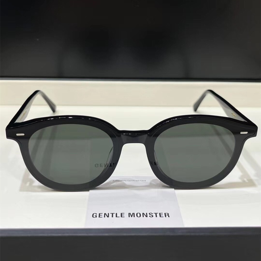 GM墨鏡 GENTLE MONSTERM太陽鏡 新品Obon墨鏡 板材圓框太陽眼鏡 男女通用款墨鏡 明星同款眼鏡 情侶墨-細節圖4