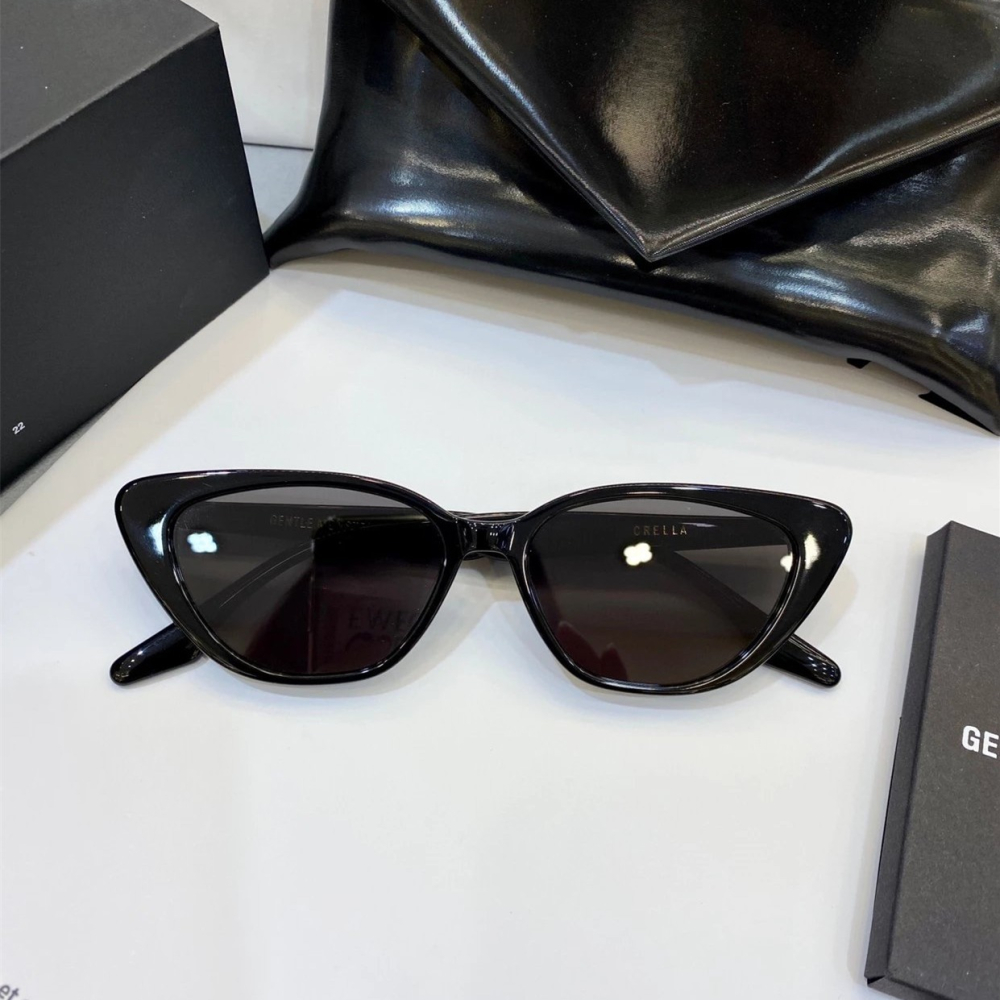 GENTLE MONSTER太陽鏡 GM墨鏡 Crella 復古貓眼墨鏡 防紫外線抗UV墨鏡 女生太陽鏡 韓版時尚休閒墨-細節圖4