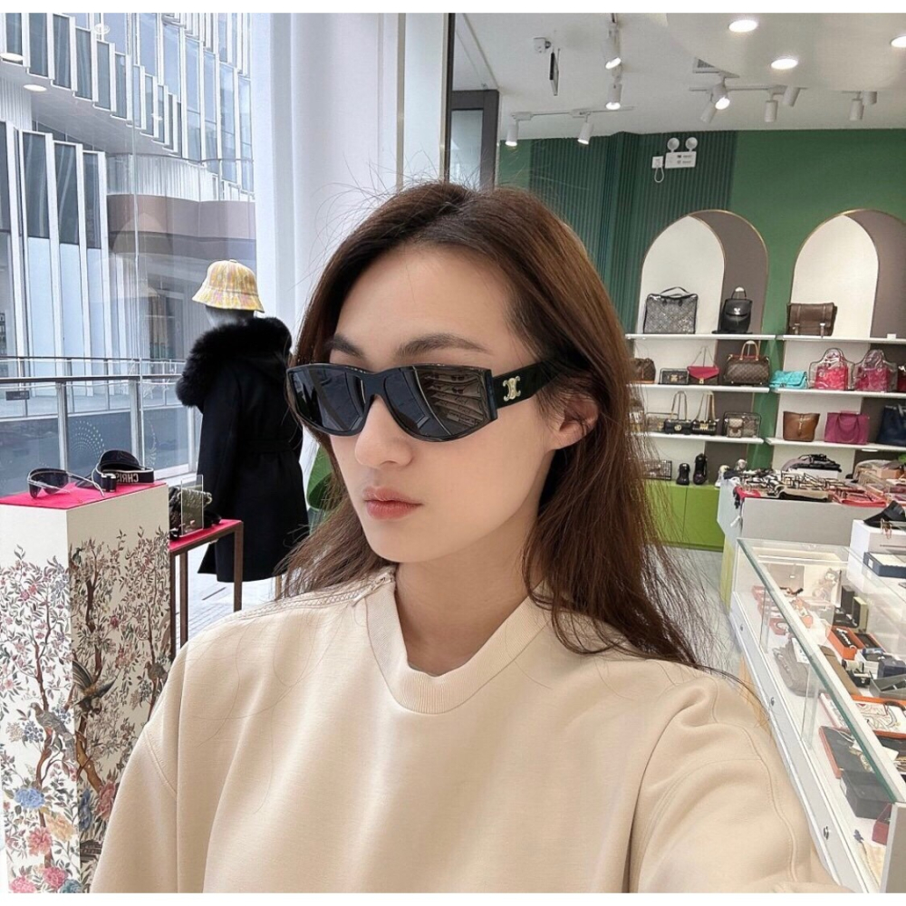 賽琳墨鏡 CELINE墨鏡 凱旋門太陽鏡 CL40227U墨鏡 女生墨鏡 男士太陽鏡 男生墨鏡 情侶墨鏡 歐美復古時尚休-細節圖5
