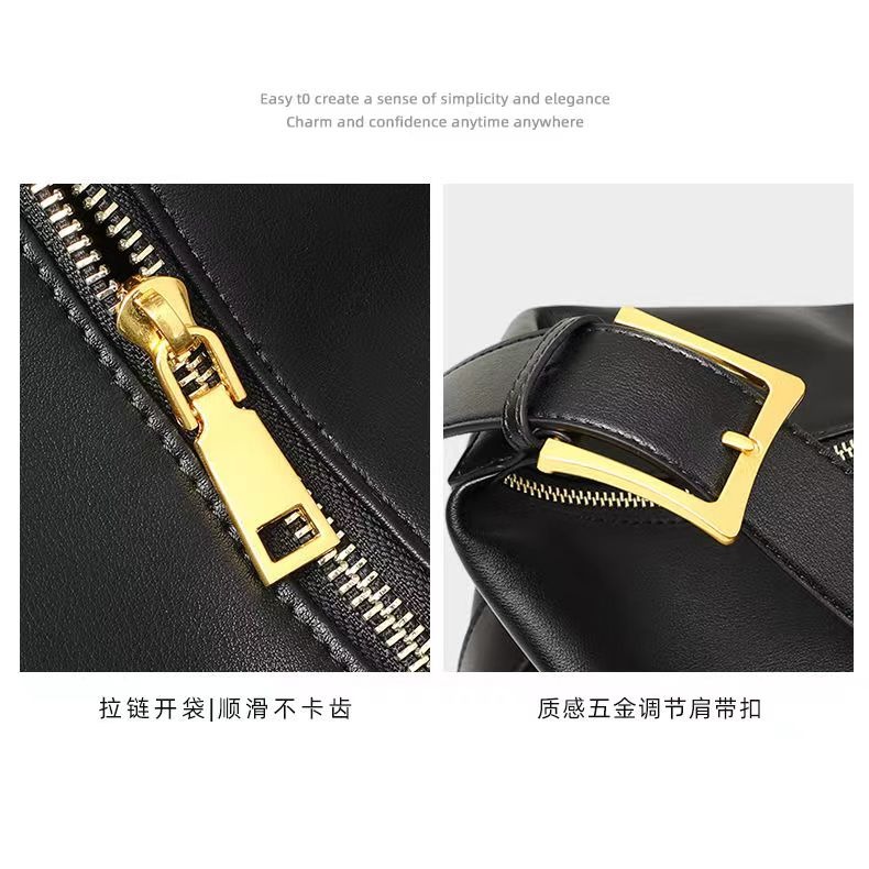 美國Rockland真皮斜挎包2024新款大容量高級單肩腋下包通勤托特包-細節圖5