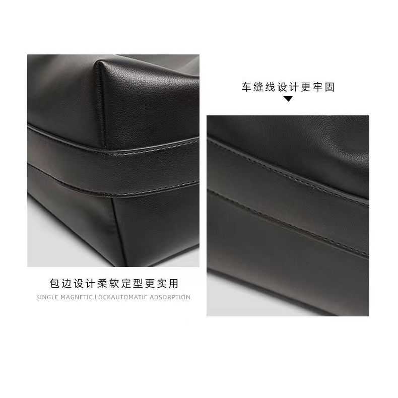 美國Rockland真皮斜挎包2024新款大容量高級單肩腋下包通勤托特包-細節圖7