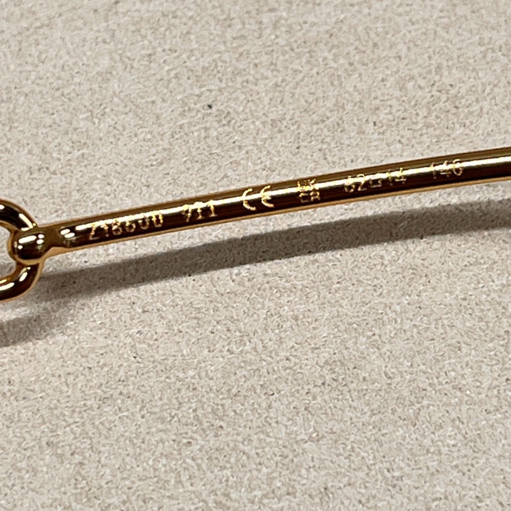 LV Jewel Square時尚潮流太陽眼鏡金屬鏡架黑黄色墨鏡-細節圖10