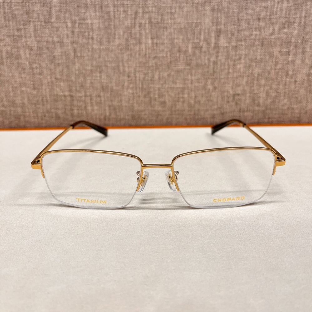 CHOPARD /蕭邦知名奢飾品時尚經典平光素顏光學近視鏡鏡架-細節圖2