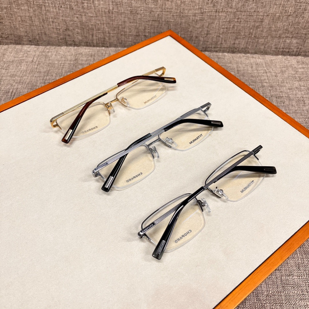 CHOPARD /蕭邦知名奢飾品時尚經典平光素顏光學近視鏡鏡架-細節圖9