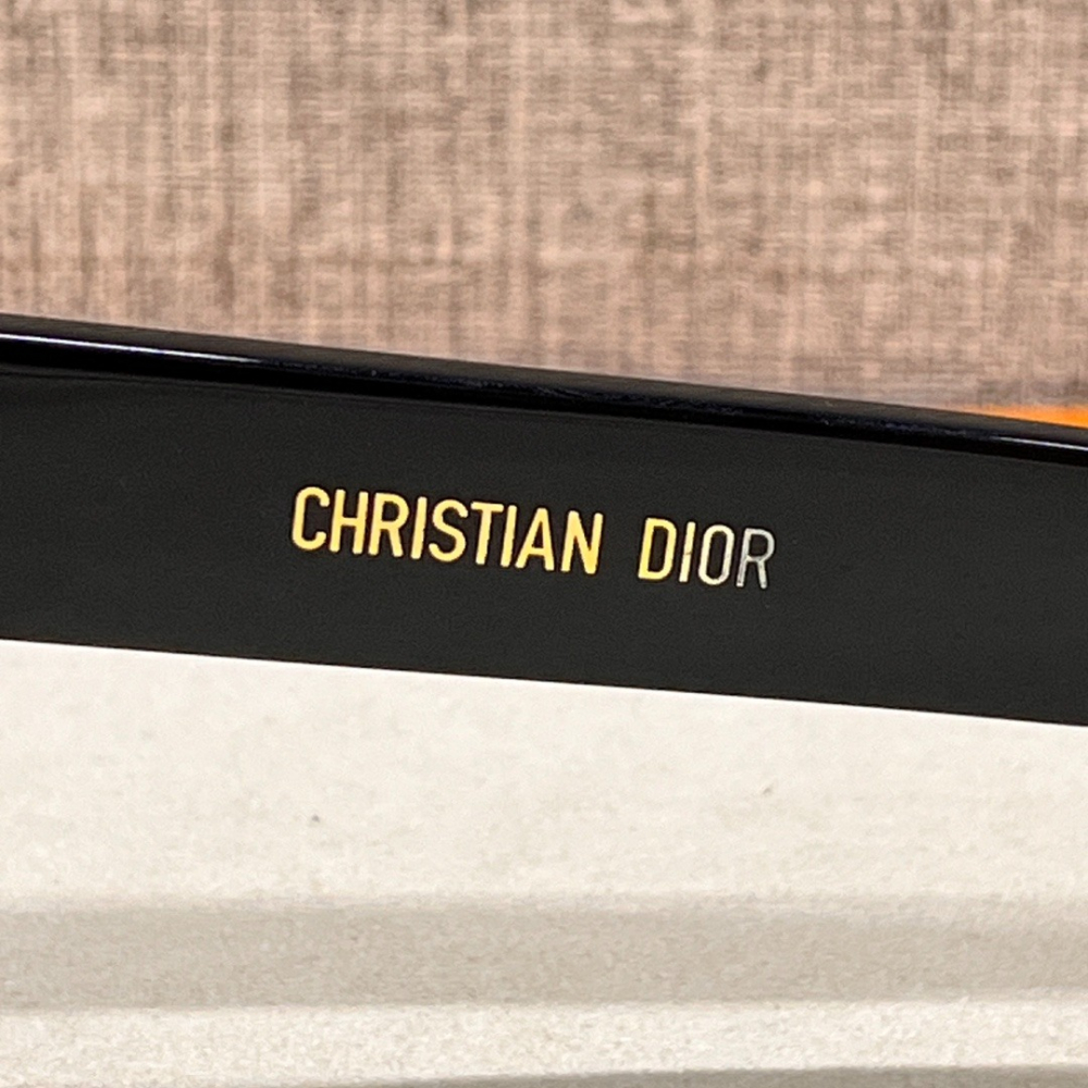 CHRISTIAN DIOR（PARIS）太陽鏡  男女通用款太陽鏡 防紫外線墨鏡 黑色大框-細節圖10