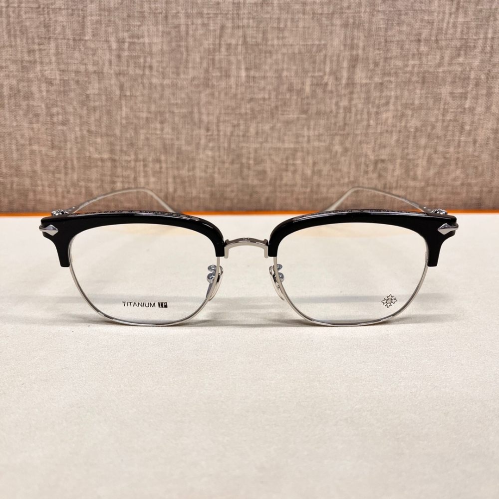 Chrome Hearts/克羅心 高端半框時尚潮流光學鏡架-細節圖4