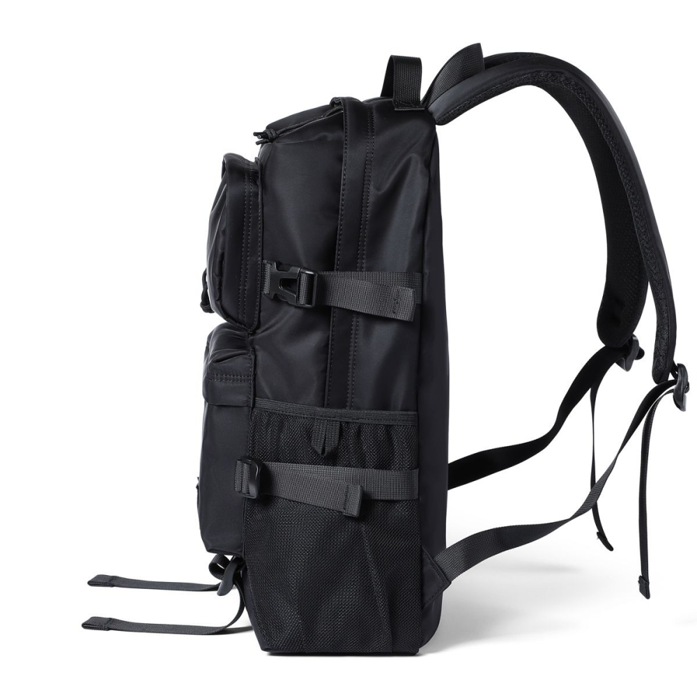 美國Rockland書包男2024新款學生登山旅行包書包工裝風多口袋背包-細節圖3