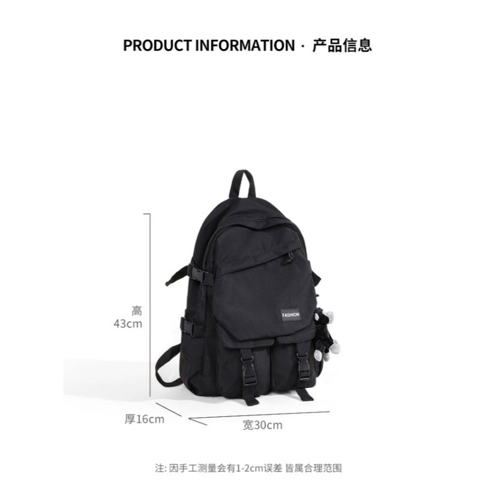 美國Rockland雙肩包男氣質2024新款大學生高級感書包ins網紅背包-細節圖5