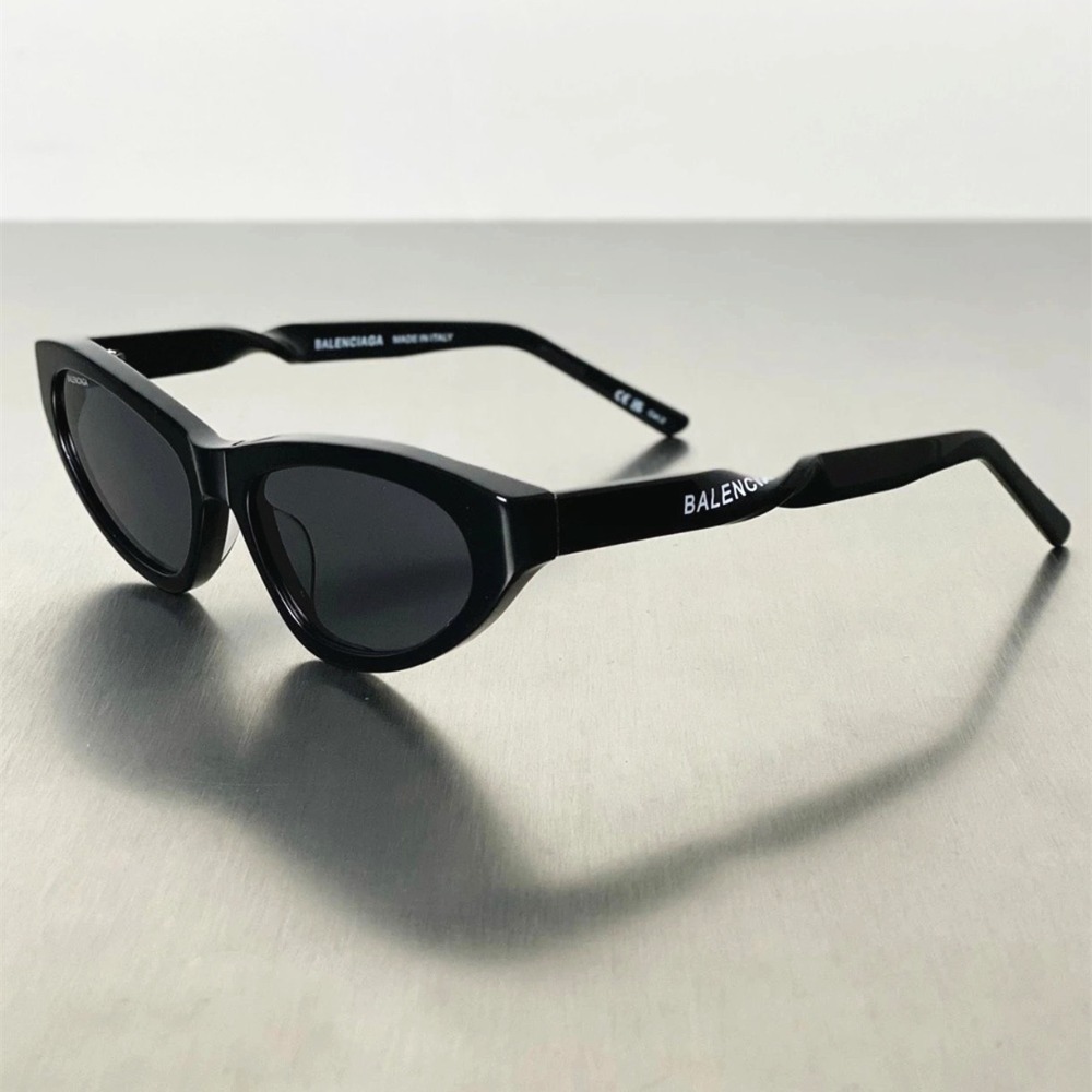 Balenciaga新款扭曲墨鏡BB0207街頭風凹造型BB00209太陽眼鏡貓眼墨鏡男女同款眼鏡小臉54-17-140-規格圖11