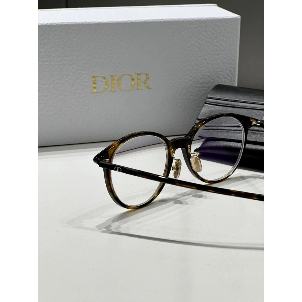 DIOR時尚潮流新款小圓OR5F高度數清灰50-17-145板材防過敏上臉眼鏡框復古圓框素顏清純近視眼鏡框-細節圖4