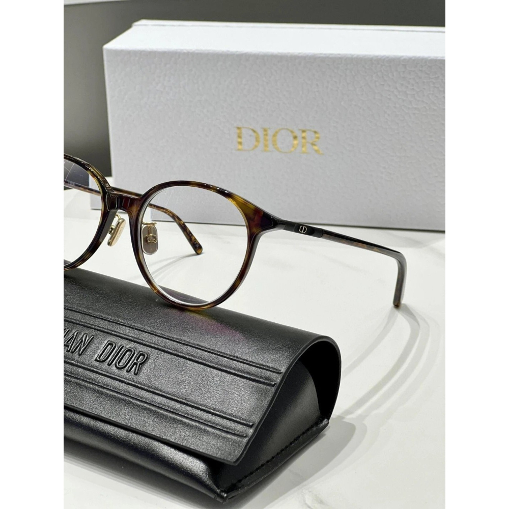 DIOR時尚潮流新款小圓OR5F高度數清灰50-17-145板材防過敏上臉眼鏡框復古圓框素顏清純近視眼鏡框-細節圖5