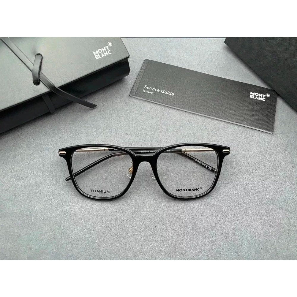 Montblanc眼鏡經典款男女商務大臉板材近視眼鏡架MB0247OK眼鏡框54-19-145-細節圖6