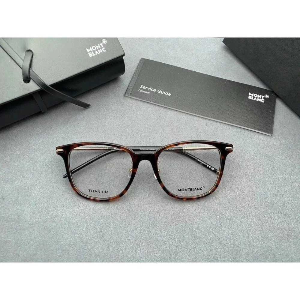Montblanc眼鏡經典款男女商務大臉板材近視眼鏡架MB0247OK眼鏡框54-19-145-細節圖7