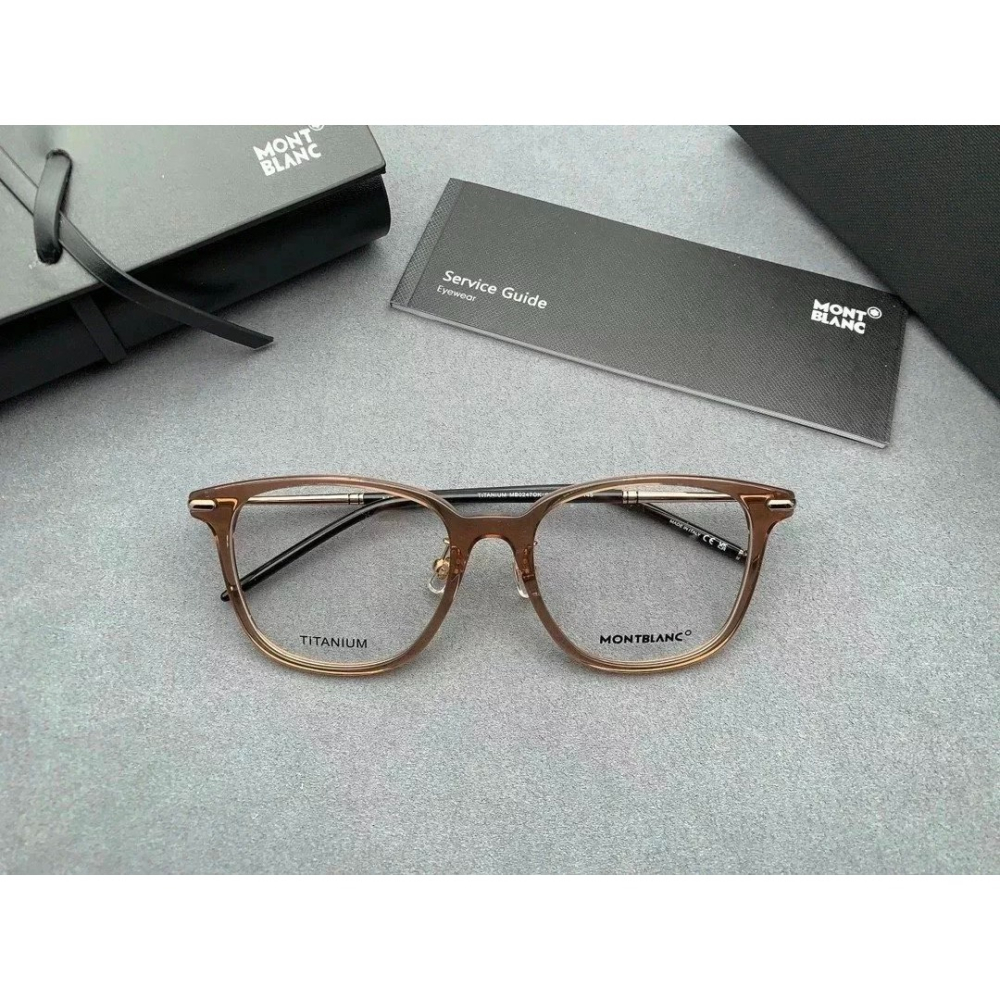 Montblanc眼鏡經典款男女商務大臉板材近視眼鏡架MB0247OK眼鏡框54-19-145-細節圖9