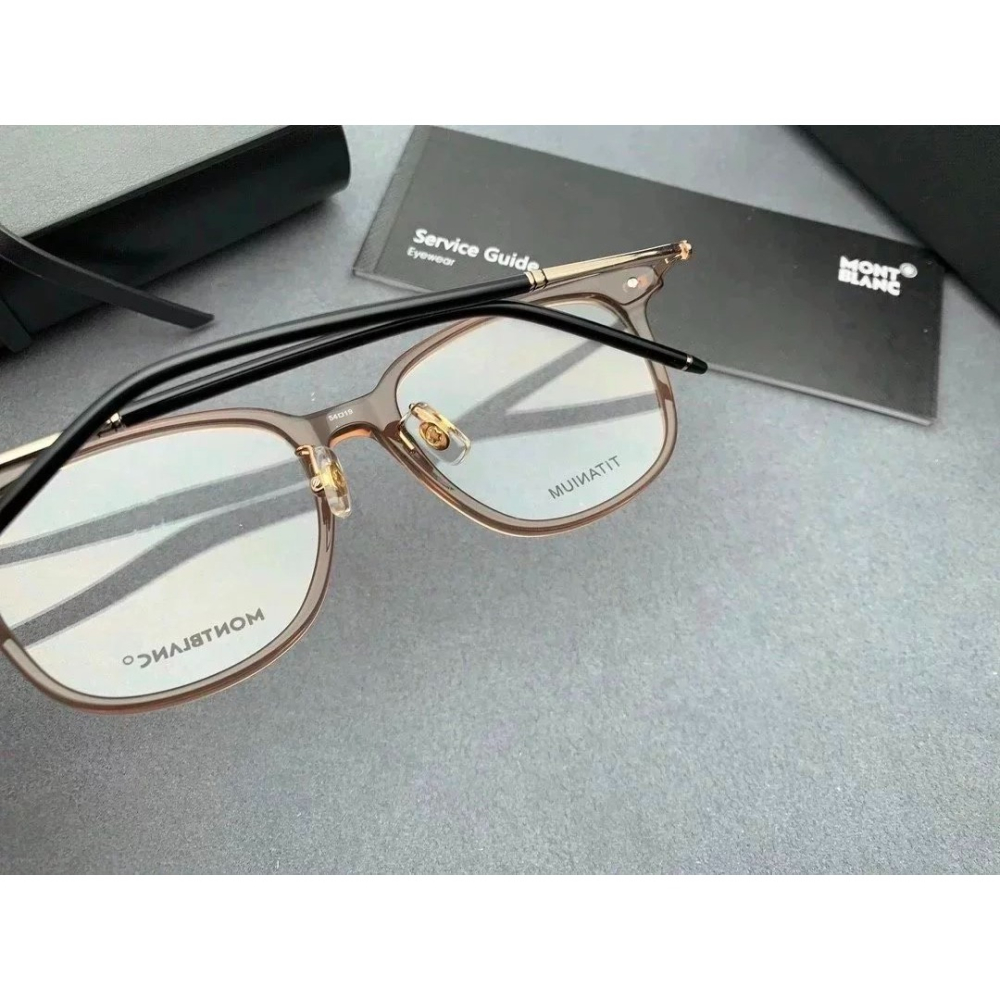 Montblanc眼鏡經典款男女商務大臉板材近視眼鏡架MB0247OK眼鏡框54-19-145-細節圖10