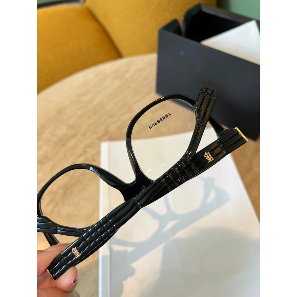 Burberry眼鏡劉亦菲款黑框眼鏡大框眼鏡素顏眼鏡BE2363男女板材眼鏡框眼鏡架近視眼鏡百搭休閒53-17-140-細節圖6