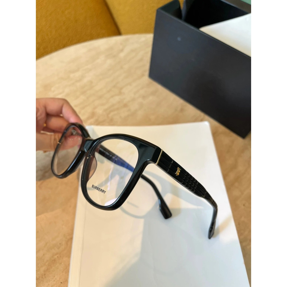 Burberry眼鏡劉亦菲款黑框眼鏡大框眼鏡素顏眼鏡BE2363男女板材眼鏡框眼鏡架近視眼鏡百搭休閒53-17-140-細節圖7