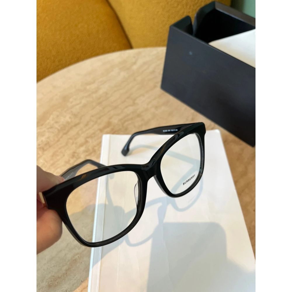 Burberry眼鏡劉亦菲款黑框眼鏡大框眼鏡素顏眼鏡BE2363男女板材眼鏡框眼鏡架近視眼鏡百搭休閒53-17-140-細節圖8