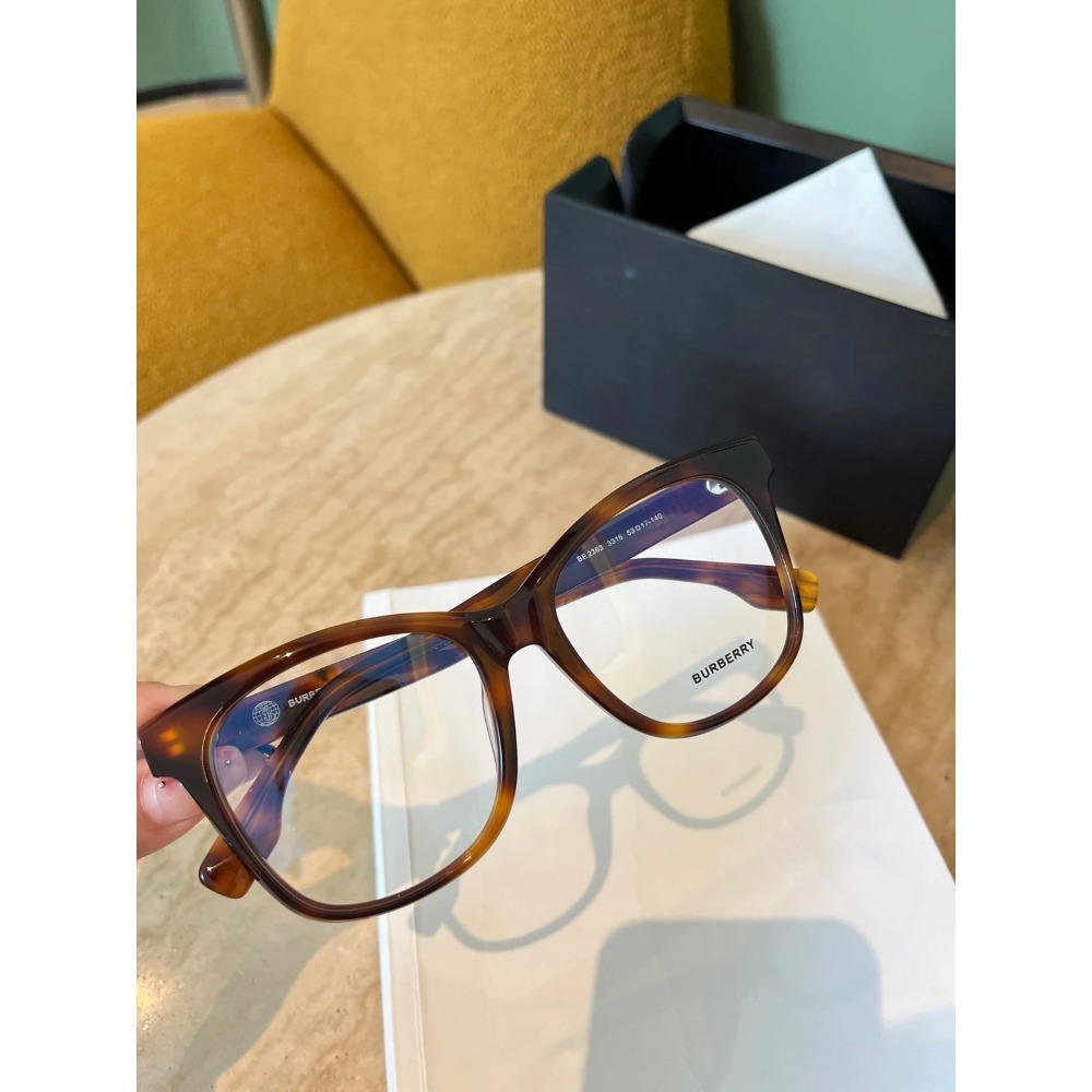 Burberry眼鏡劉亦菲款黑框眼鏡大框眼鏡素顏眼鏡BE2363男女板材眼鏡框眼鏡架近視眼鏡百搭休閒53-17-140-規格圖11