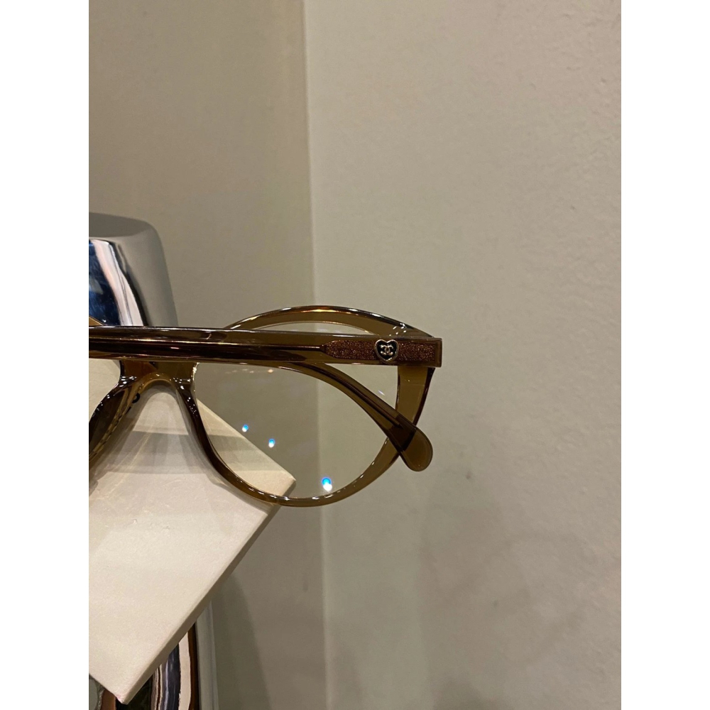 CHANEL眼镜CH3464猫眼黑框眼镜男女素颜眼镜红薯爆款爱心镜腿近视眼镜板材眼镜53-16-140-細節圖9
