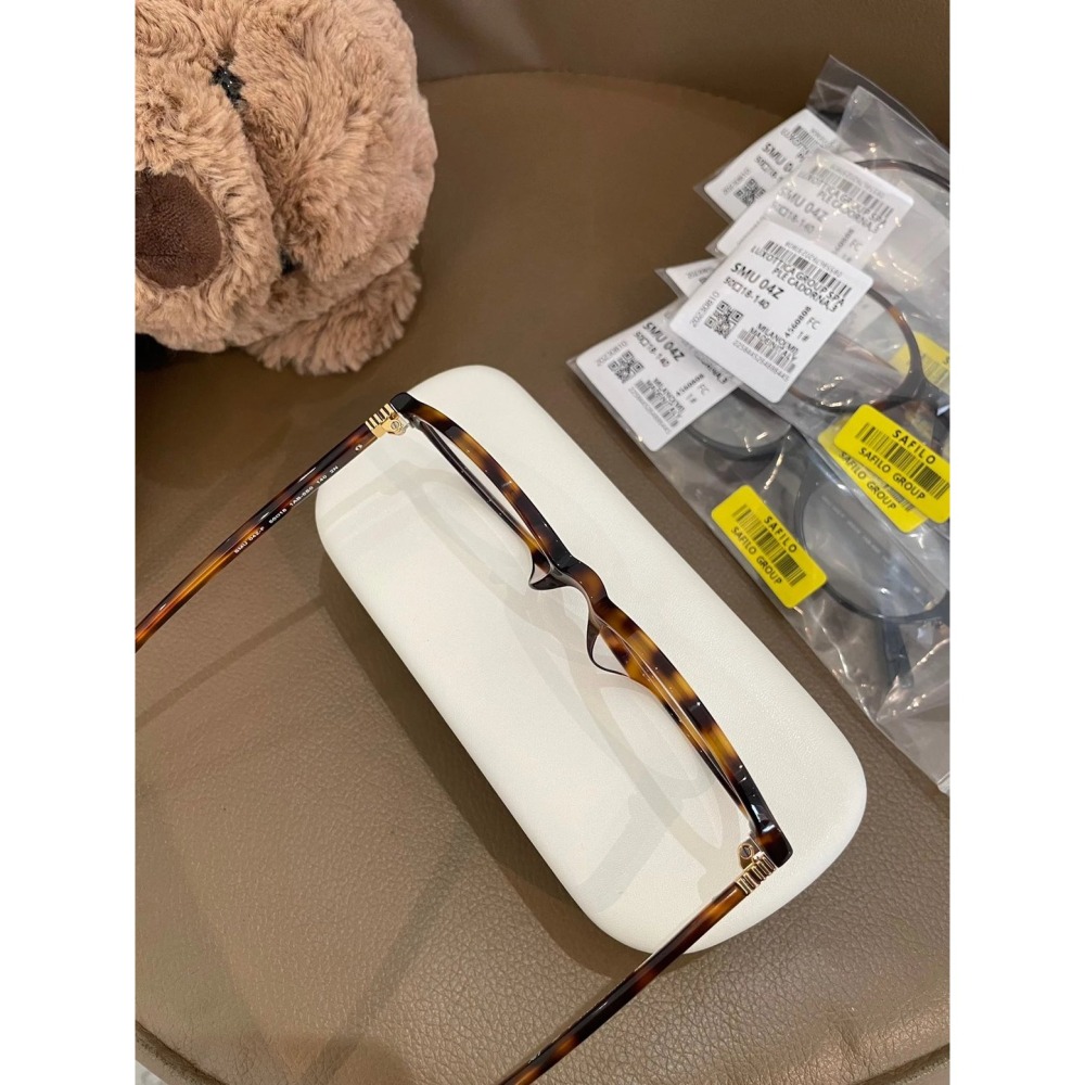 Miu Miu眼鏡SMU04Z張元英款書呆子眼鏡橢圓復古玳瑁小框斯文眼鏡框眼鏡架板材眼鏡近視眼鏡小臉50-18-140-細節圖9
