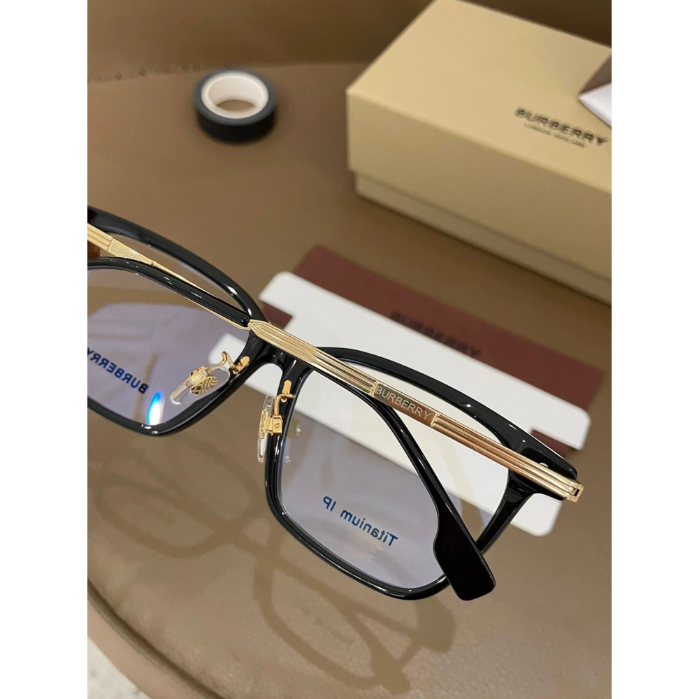 Burberry男女明星同款新款眼鏡BE2378板材眼鏡大框眼鏡鈦鏡腳超輕眼鏡框眼鏡架近視眼鏡現貨55-16-150-細節圖4