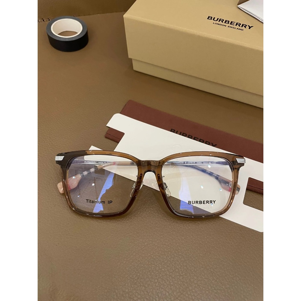 Burberry男女明星同款新款眼鏡BE2378板材眼鏡大框眼鏡鈦鏡腳超輕眼鏡框眼鏡架近視眼鏡現貨55-16-150-規格圖11