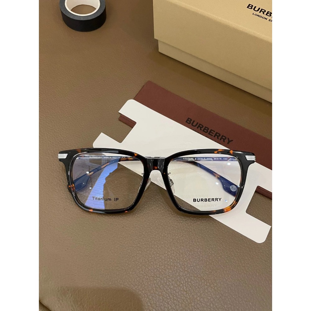 Burberry男女明星同款新款眼鏡BE2378板材眼鏡大框眼鏡鈦鏡腳超輕眼鏡框眼鏡架近視眼鏡現貨55-16-150-規格圖11