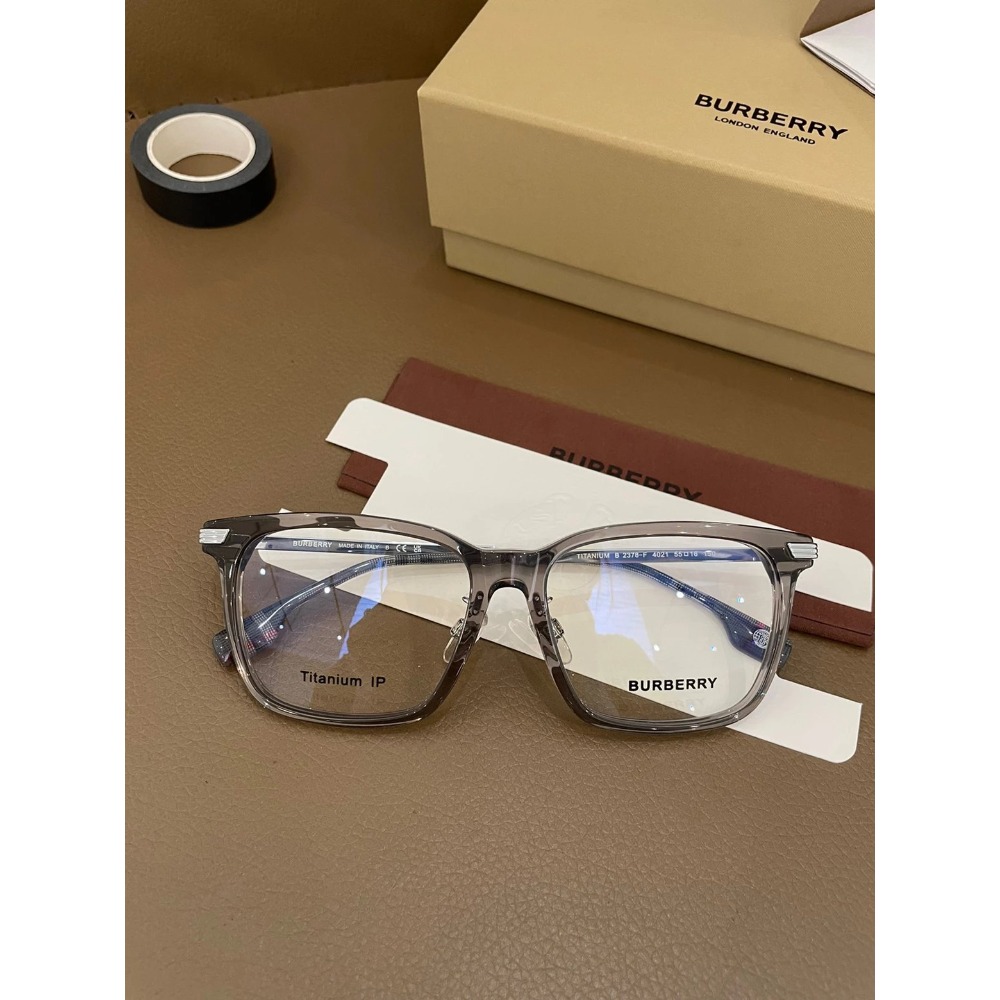 Burberry男女明星同款新款眼鏡BE2378板材眼鏡大框眼鏡鈦鏡腳超輕眼鏡框眼鏡架近視眼鏡現貨55-16-150-規格圖11